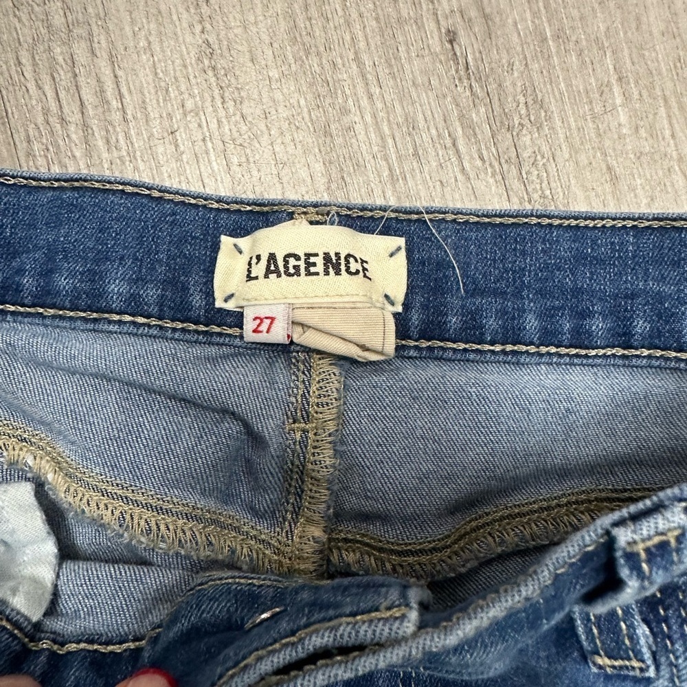 L’AGENCE High Rise Cropped Jeans Size 27 - Picture 9 of 11